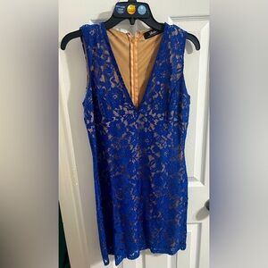 Cobalt blue Lulus mini dress - slide L